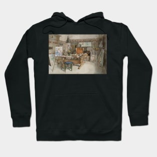 The Studio. From A Home by Carl Larsson Hoodie